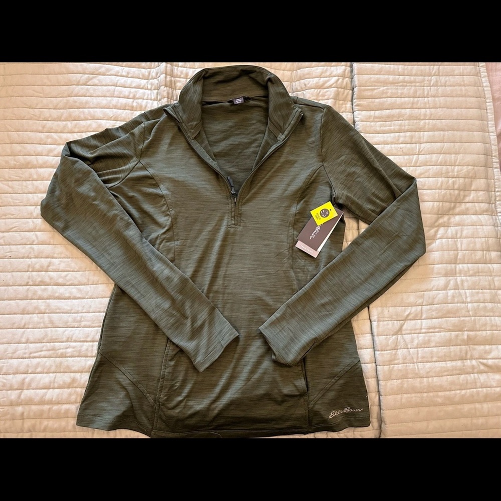 Eddie Bauer Forest Green Pullover
